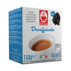 Decaffeinated coffee capsules, Nespresso® compatible.