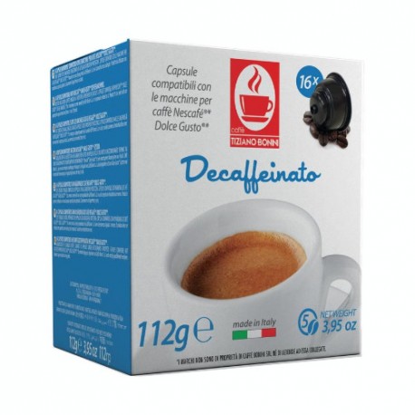 Décaféiné capsules compatibles Dolce Gusto ® Caffè Bonini