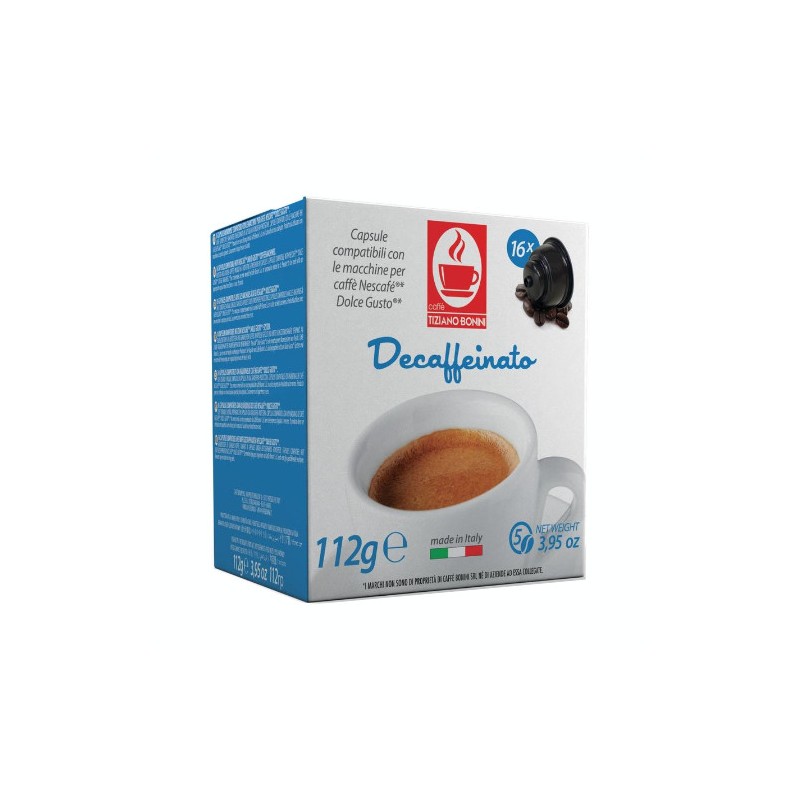 Capsules Caffè Bonini Décaféiné compatibles Dolce Gusto ®