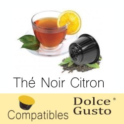Capsules compatibles Dolce Gusto Tea Nero Lemon Bonini
