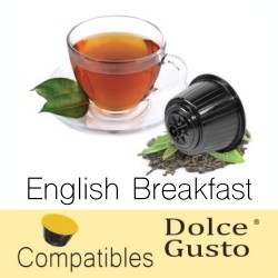 Capsules de thé English Breakfast compatibles Dolce Gusto ®