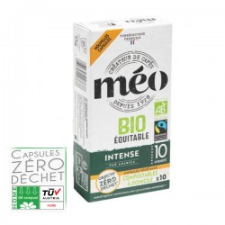 Dark Nespresso ® Bio Compatible Coffee Capsules from Méo