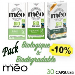 Discovered Pack Méo Bio compatible Nespresso ®