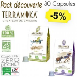 Nespresso ® Home Compost compatible Terramoka pack