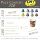 Pack Confort 320 capsules RELIEF compatibles Nespresso ®