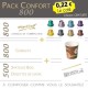 Comfort Pack 800 capsules compatible with Nespresso ®