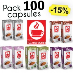 Pack 100 capsules compatibles Nespresso ® à -15%