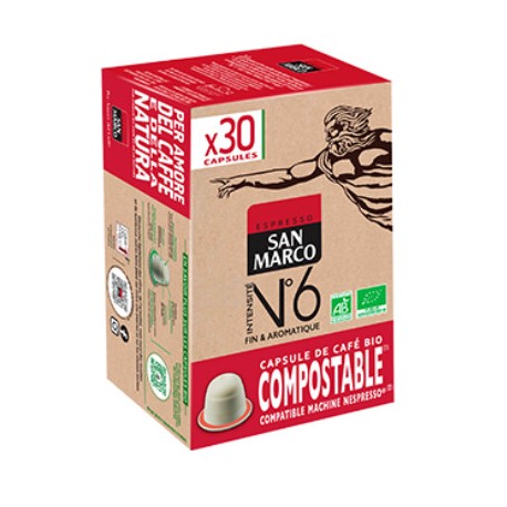 Capsules San Marco Bio compatibles Nespresso ®