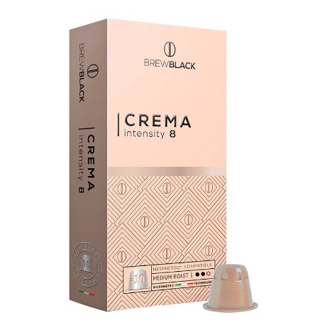 Capsules Brewblack cream compatibles Nespresso