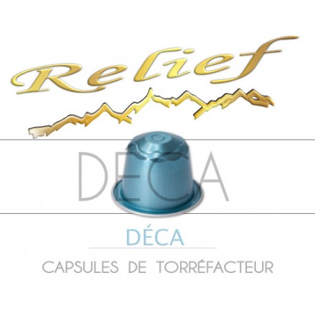 Capsules Relief DECA compatibles Nespresso ®