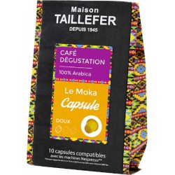 Capsules compatibles Nespresso ® Moka, café dégustation, Maison TAILLEFER