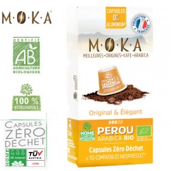 Capsules Pérou Bio compatibles Nespresso ®