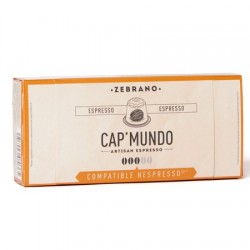 Cap Mundo Zebrano capsules compatibles Nespresso®