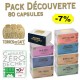 Pack de 80 capsules terres de café compatibles Nespresso