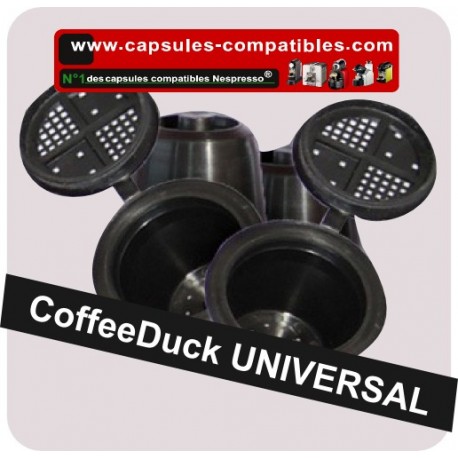 Capsules rechargeables Coffeeduck pour Nespresso ®