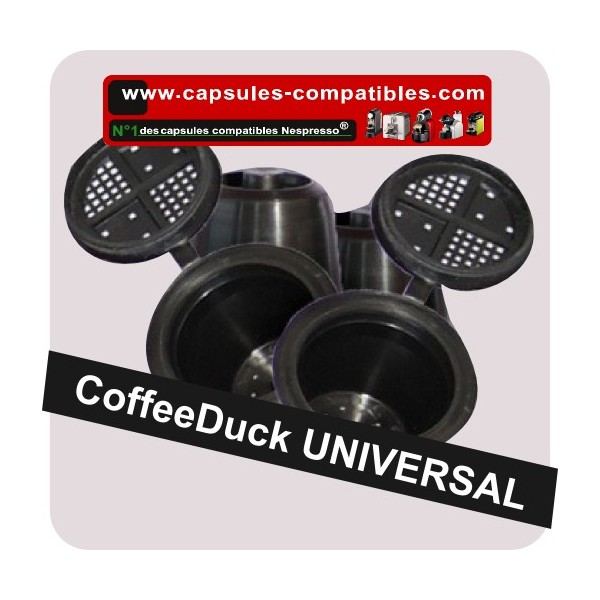 Demiawaking Capsules Rechargeables /à Cafe Compatibles Filtre R/éutilisable de Capsule du Caf/é 3pcs pour la Machine /à Caf/é Nespresso Capsule Filtre de Caf/é R/éutilisable Noir