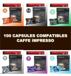 Pack 100 Caffè Impresso