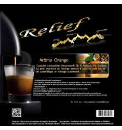 Capsules compatibles Nespresso ® Arôme Orange