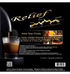 Maple syrup Relief, Nespresso® compatible coffee capsules.
