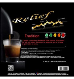Tradition Capsules Relief compatibles Nespresso ® 