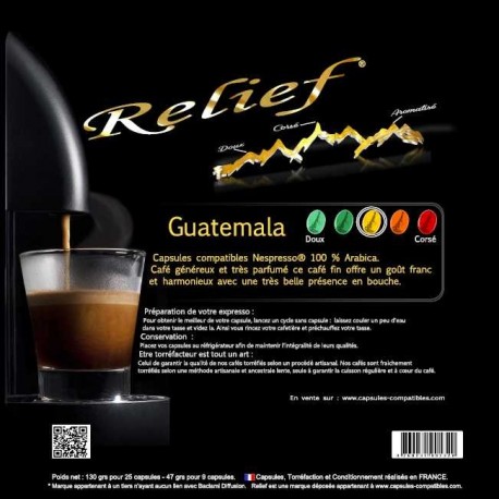 Capsules compatibles 100% Arabica Le Palais