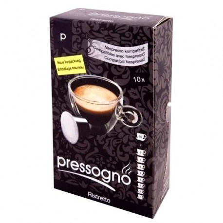 Pressogno Espresso Medium, capsules compatibles Nespresso®