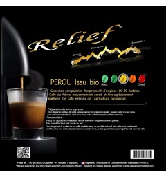 Perou capsules Relief Bio compatibles Nespresso ®