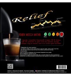 Relief Capsules Nespresso compatible YEMEN MOCCA Matari