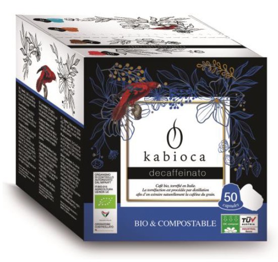 kabioca capsules déca compatibles Nespresso ® sans aluminium